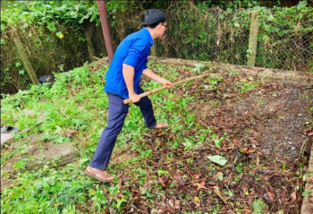 Huy động Đoàn viên thanh niên ra quân tổng dọn vệ sinh sau đợt mưa bão kéo dài